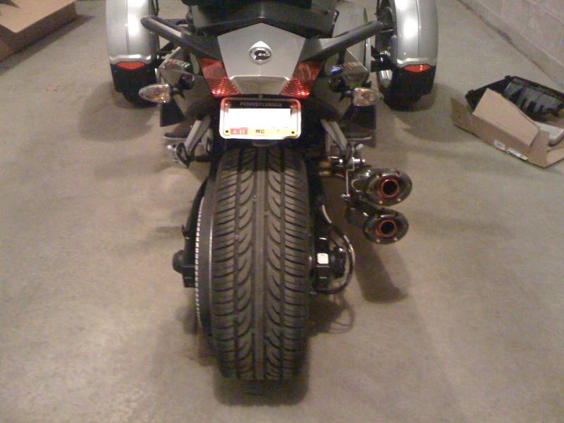 The back end of the spyder