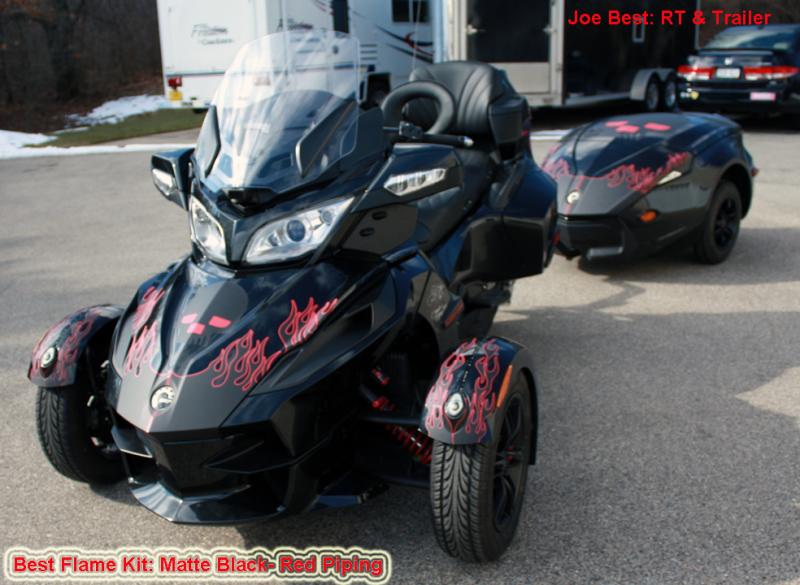 The completed package Bike and trailer.