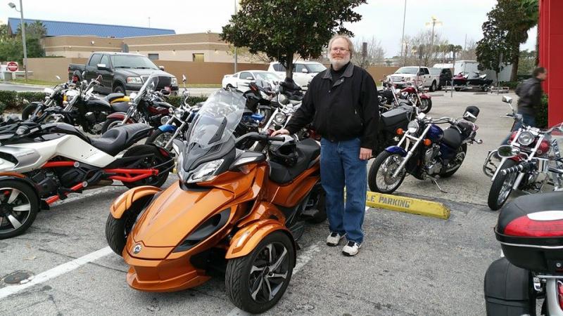 The day I got my first Spyder (2014 ST-S), Feb 27, 2015