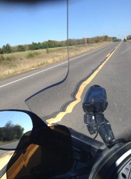 The fall colors are still not at peak but it was a beautiful day to ride.