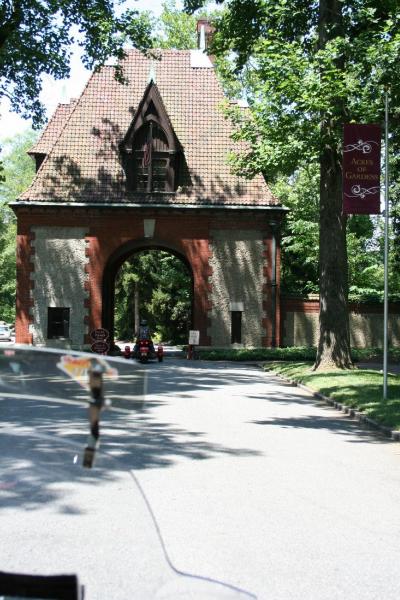 The gates to the Biltmore Estate - we took the loop thru...$69 was a bit rich for us this trip!