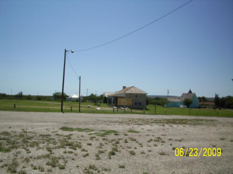 The "Guard House" at old Ft Stockton, TX.  Was really a stockade for soldiers that got a bit out of hand!  To the right of it was the Chapel.