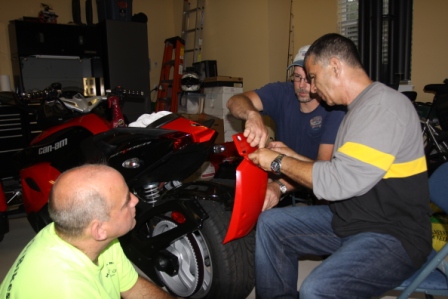 The license plate assembly which took forever due to a poor design.