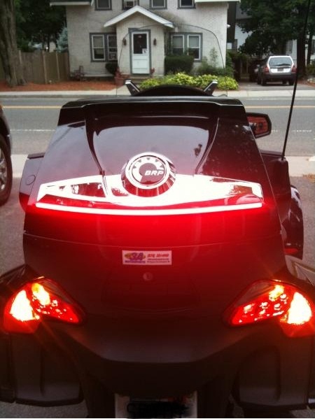 The Sopher new third brake light WITH left and right turn signals. Looks great!