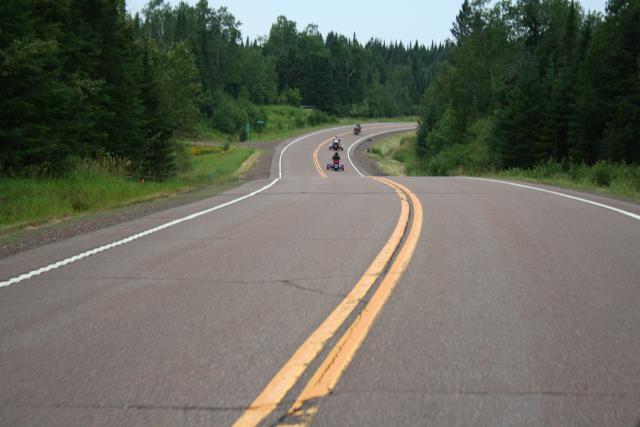 There's some nice curves and a few rollercoaster hills