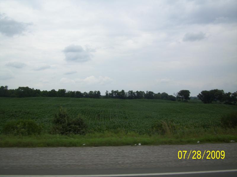 This doesn't capture the rolling hills covered in crops. Beautiful.