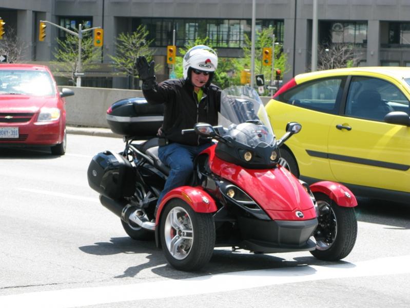 This one was taken after I noticed Marc Labreche with his camera standing on the corner. Taken in Ottawa a few hours after the Marathon was over.