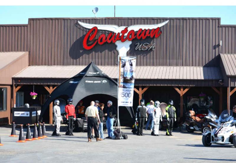 Thurs BRP setting up for rides 4 26 12