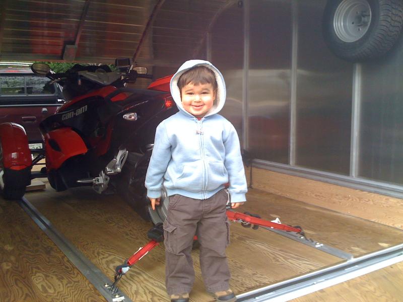 Tied down and ready to go.