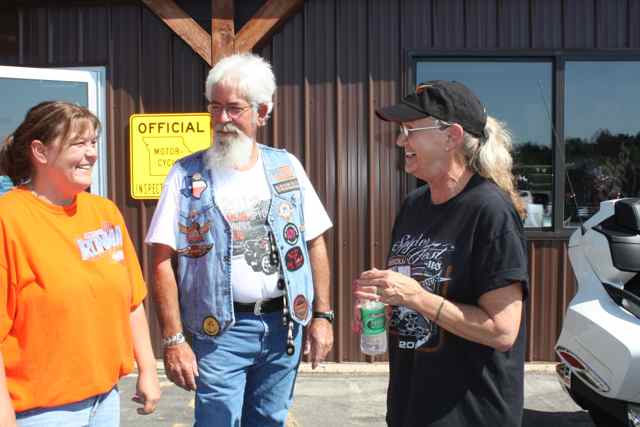 Tina and her mom are all grins about that new spyder.