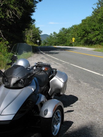 top of the twisties Rte 8 VT 8-28-09
