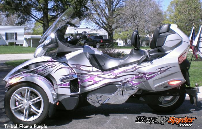 Tribal Flame Purple 1