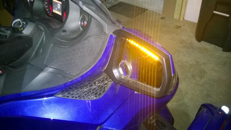 TricLed mirror turn signals