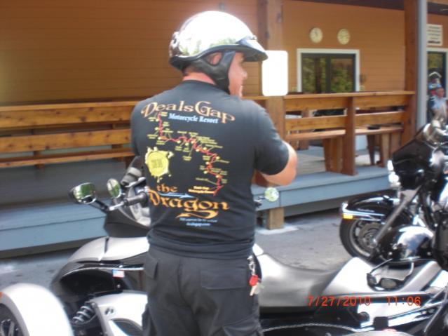 Trip to North Carolina 07 2010 - Tail of the Dragon at Deals Gap - 318 curves in 11 miles, go to US129photo.com on 07/27/2020 at mustards, trikes, dua