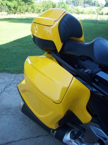 Trunk box/back seat is very comfortable.