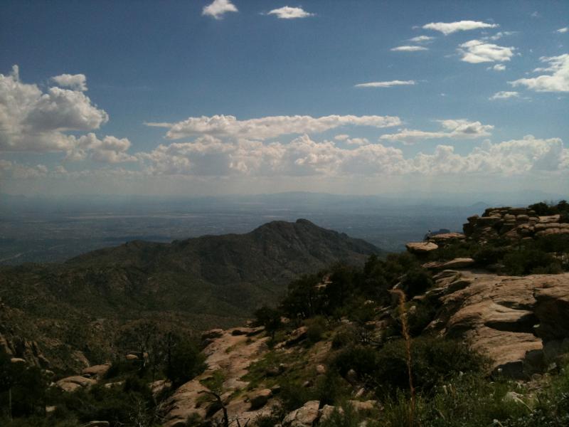 Tucson is down there somewhere!