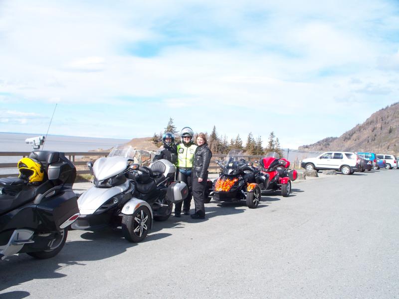 Turnagain Arm--Alaska Spyder Ryders--May 15, 2010
