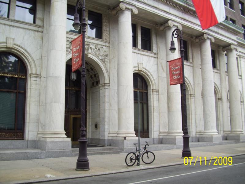 Unique lamp posts.  Phili, PA