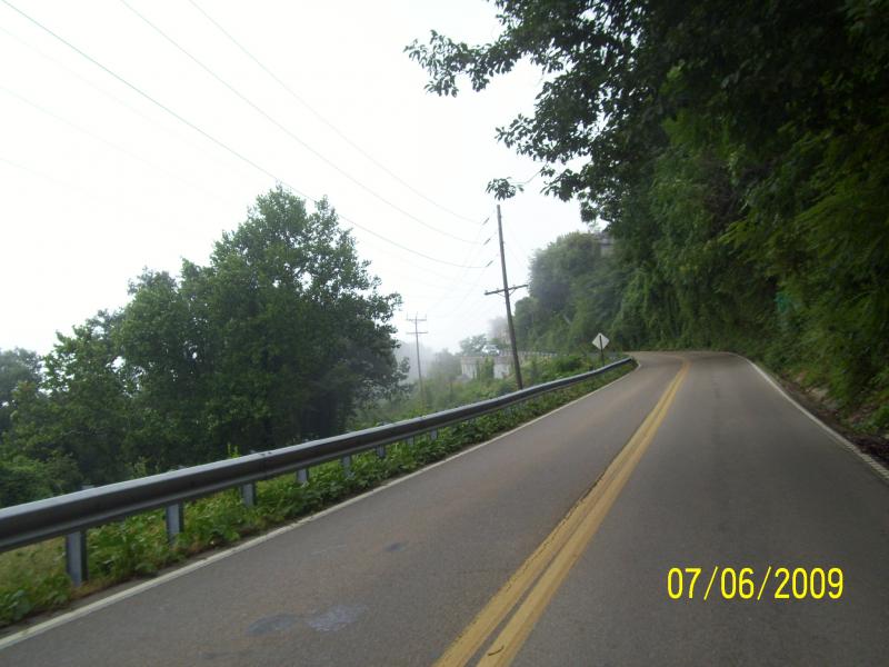 Up, up, up the mountain.