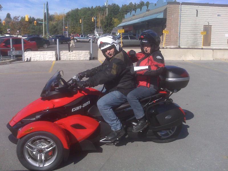 Uxbridge 2008 Spyder Purchase Day