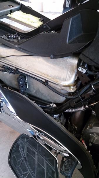 Ventilation fans for the brake master pump area