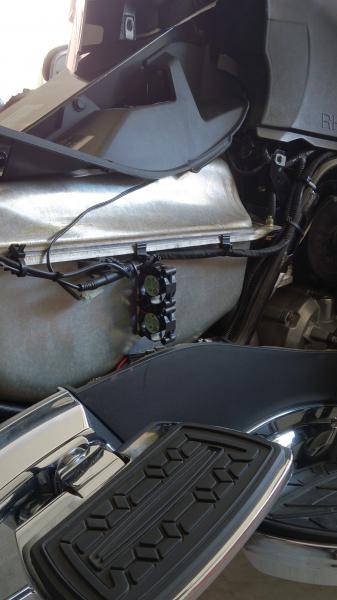 Ventilation fans for the brake master pump area