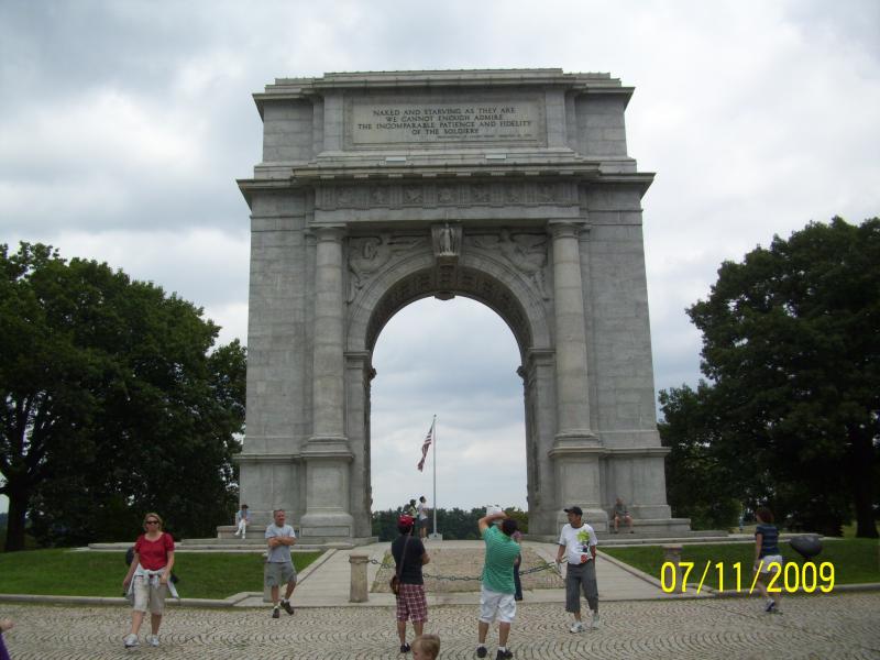 Victory Arch.  VF, PA