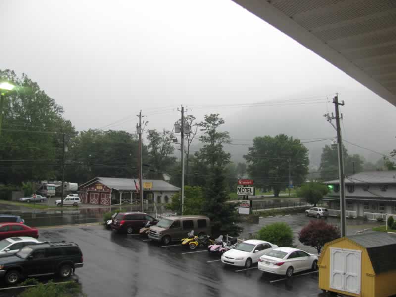 View from hotel before heading home