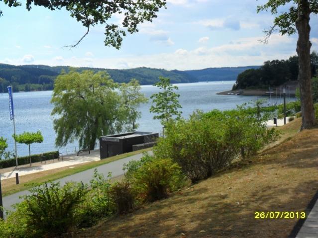 View of the Sorpe Dam