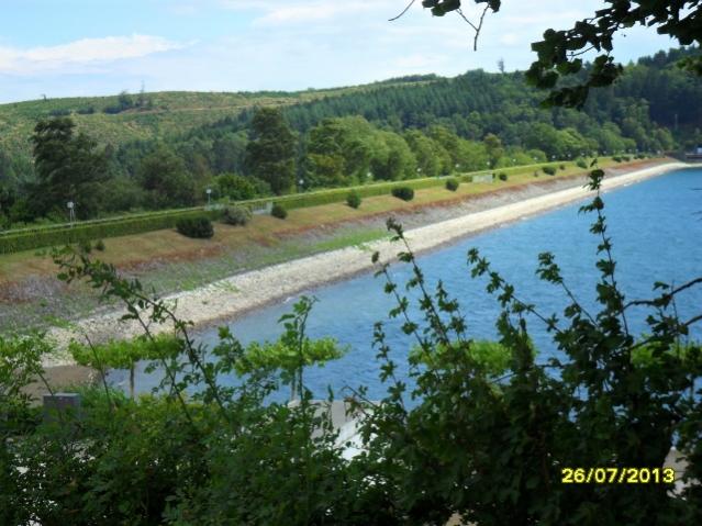 View of the Sorpe Dam