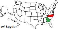 VisitedStatesMapwSpyder062011