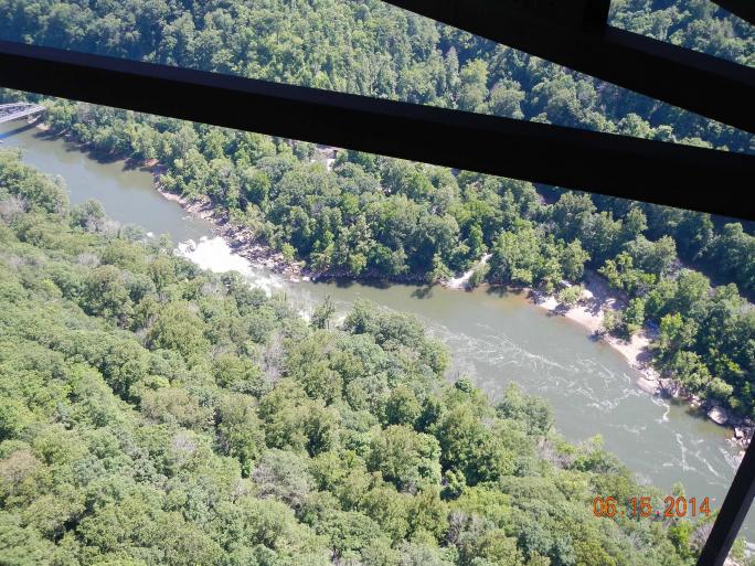 W.VA New Gorge River below Bridge 2014 Jun