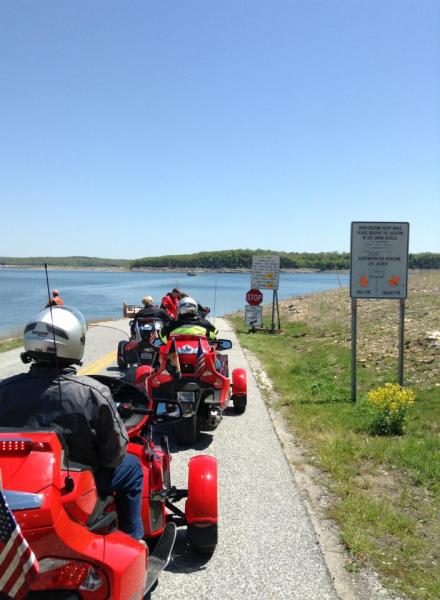 Waiting for the ferry.