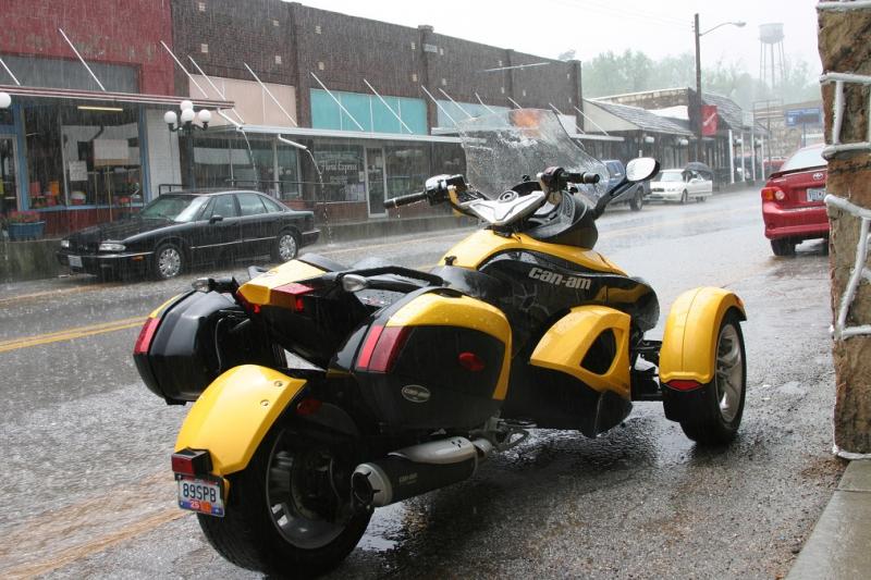 Waiting out the rain