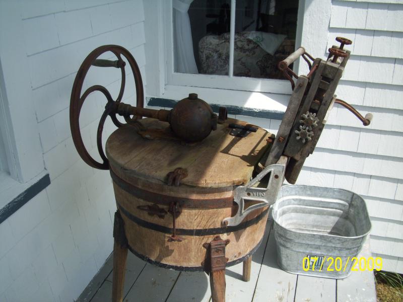 Washing machine! Lots of work involved in this Village life.
