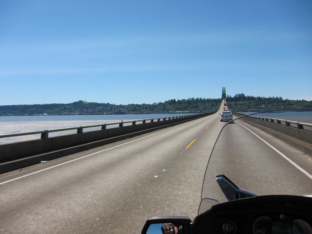 Washington to Oregon