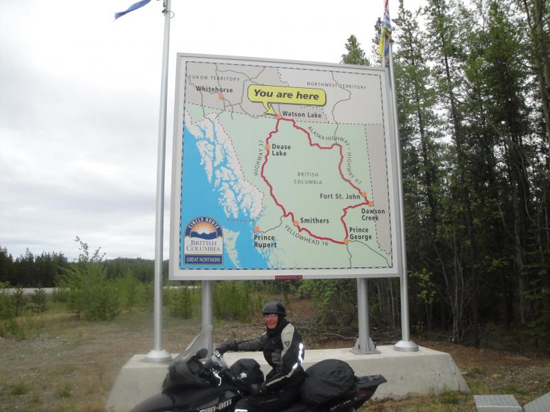 Watson Lake, Yukon Territory - I am here.