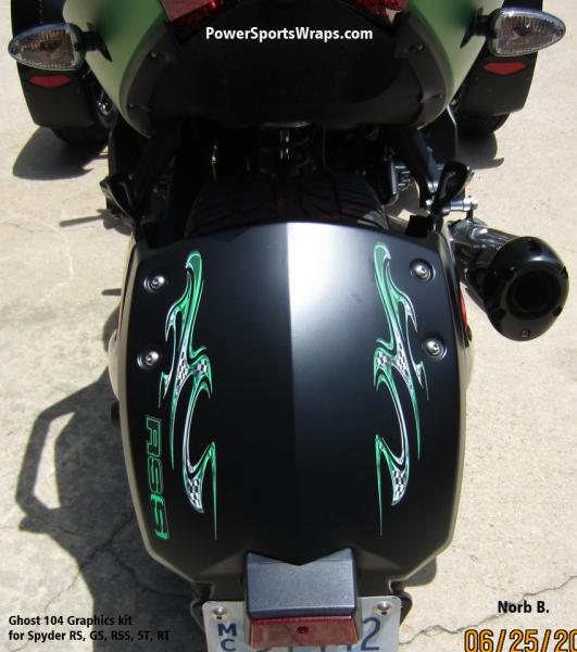 We created this custom kit for Norb our RSS customer & he loved the graphics. He also applied these himself following our supplied instructions. Email