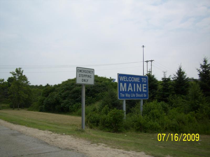 Welcome to Maine.