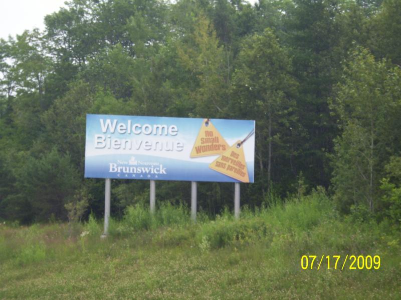 Welcome to New Brunswick.