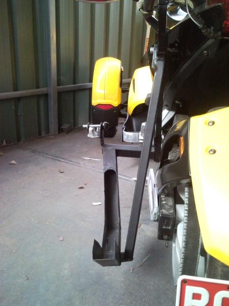 wheelchair rack -rear