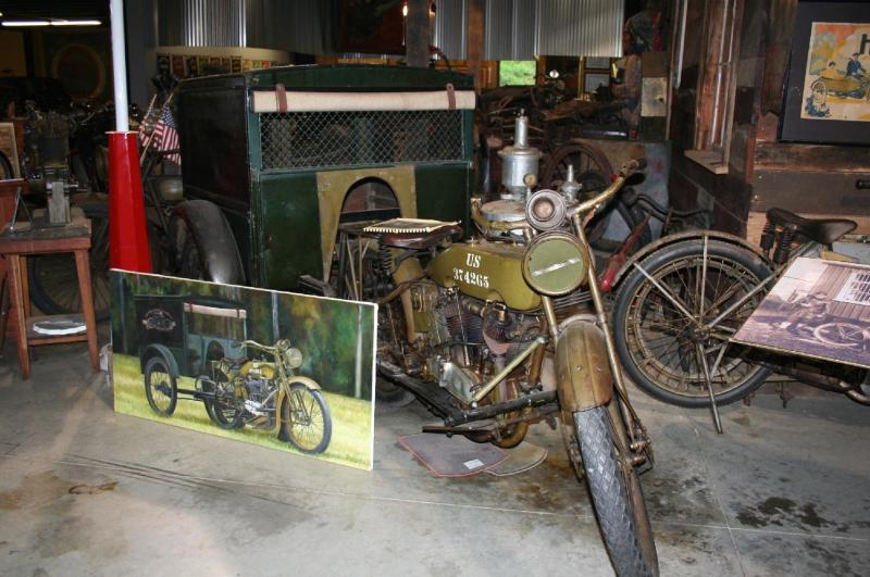 Wheels thru Time Museum - Carrier pigeon transport during WW1.
