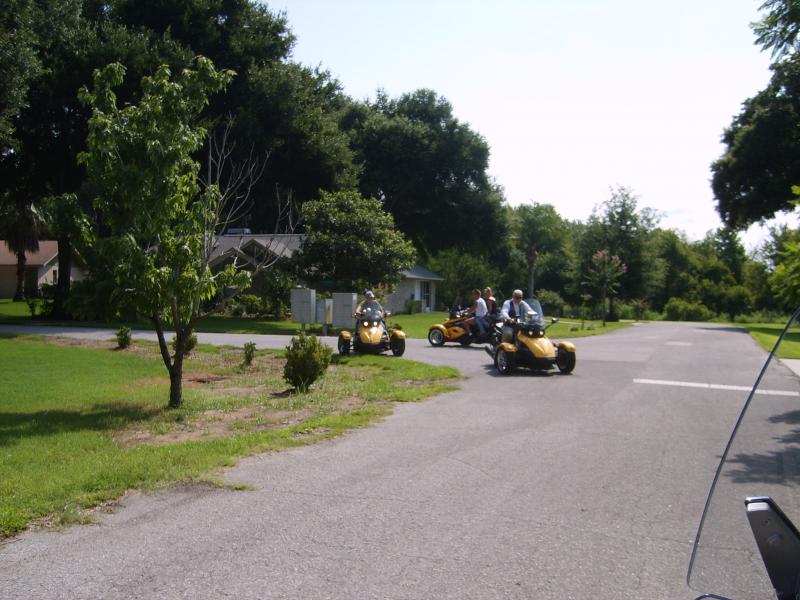 Which way was the marathon?