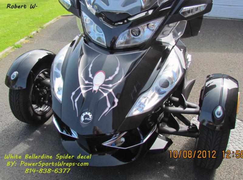 White Bellerdine Spider decal.
