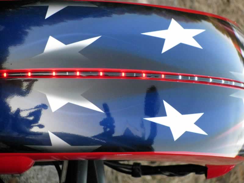 White/red dual color Tric Fenderz