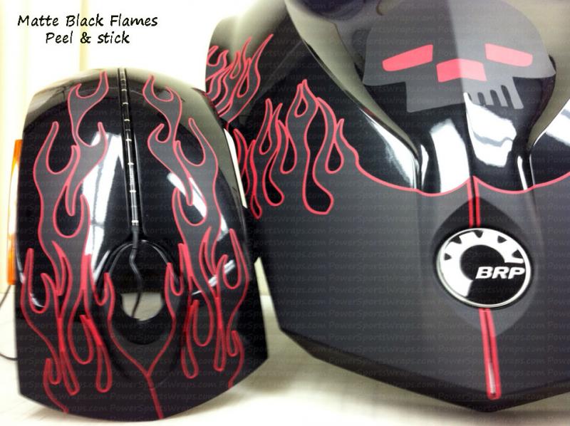 Why have your Spyder custom painted when you can have custom effects like these easy to apply Spyder RT flames? Contact us: powersportswraps.com
814-8