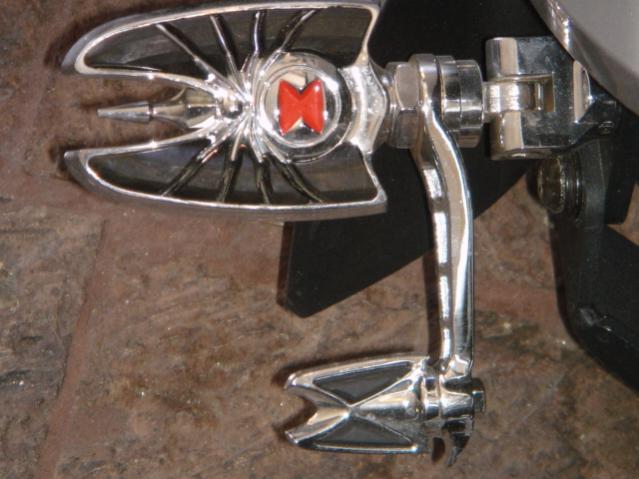 widow pegs mounted