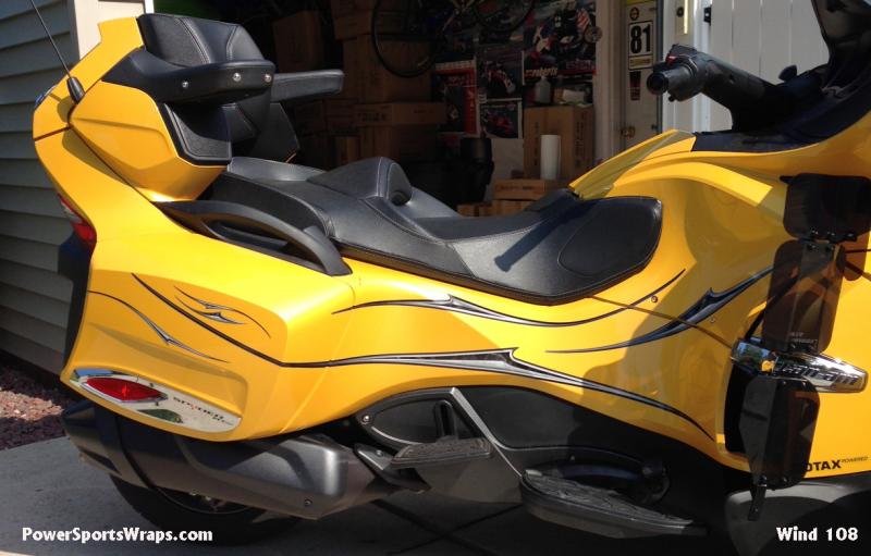 Wind 108 Gray - Side panels.  Contact us with questions about this kit.  814-838-6377.  Emal: pete@powersportswraps.com