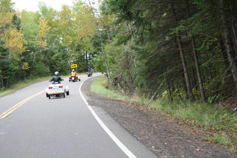 Winding thru Jay Cooke State Park on Hwy 210.
