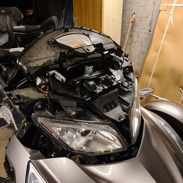 Windshield arm broke, lot of stuff to remove.